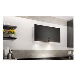Cappa parete (90x27,4x125,8cm) IN TIME Nero e Inox CCINTIME9510