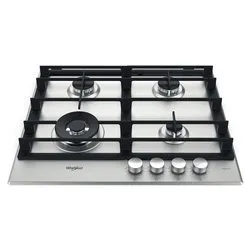 Piano cottura gas 4 zone Gmwl 628 Ixl Inox (60cm)