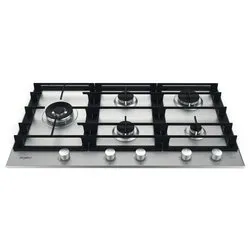 Piano cottura gas 5 zone Gmwl 958 Ixl Inox (90cm)