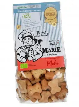 Marie La Pasticcera Biscotti Biologici per Cani 210 gr Mela