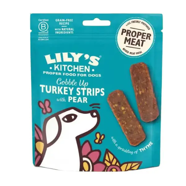 Lily's Kitchen Snack Treats 70 gr Turkey Strips (tacchino)