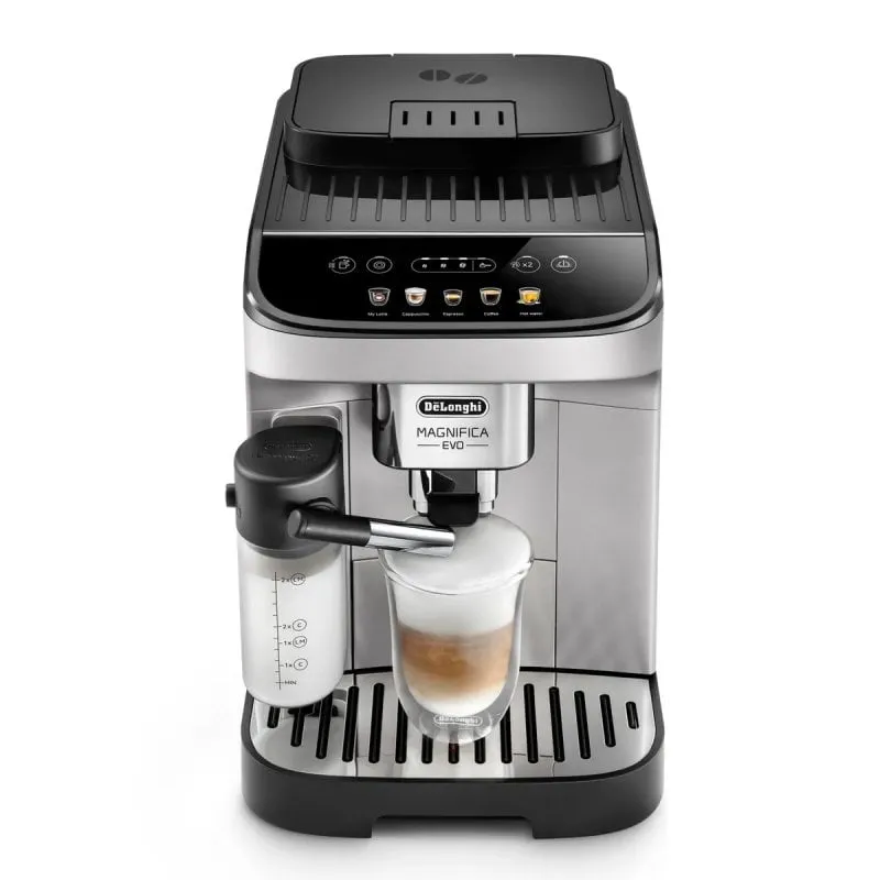 Caffettiera superautomatica DeLonghi Magnifica Evo con macinacaffè 15 bar Argento
