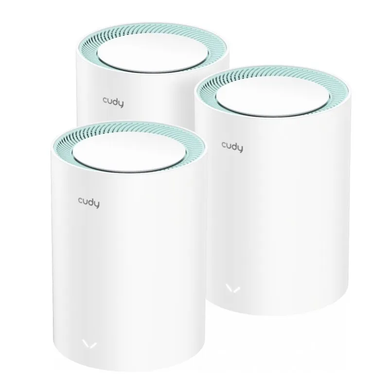 Cudy M1300 Confezione da 3 sistemi Wi-Fi Mesh AC1200 dual band