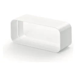 Raccordo tubo cappa rettangolare plastica Bianco AFC4043005