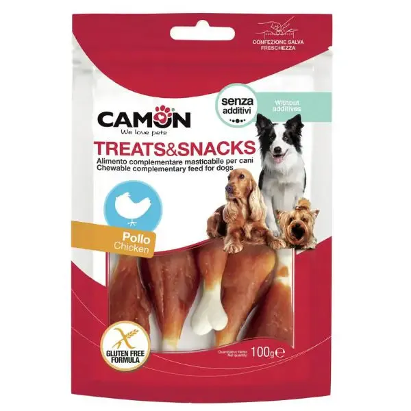 Camon Treats e Snacks per cani Coscetta di Pollo - 100 gr
