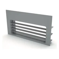 Griglia cappa (27,3x1,6x15cm) per zoccolo cucina Grigio KRASP003