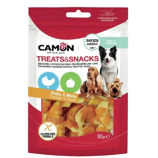 Camon Treats e Snacks per cani Pollo e mela