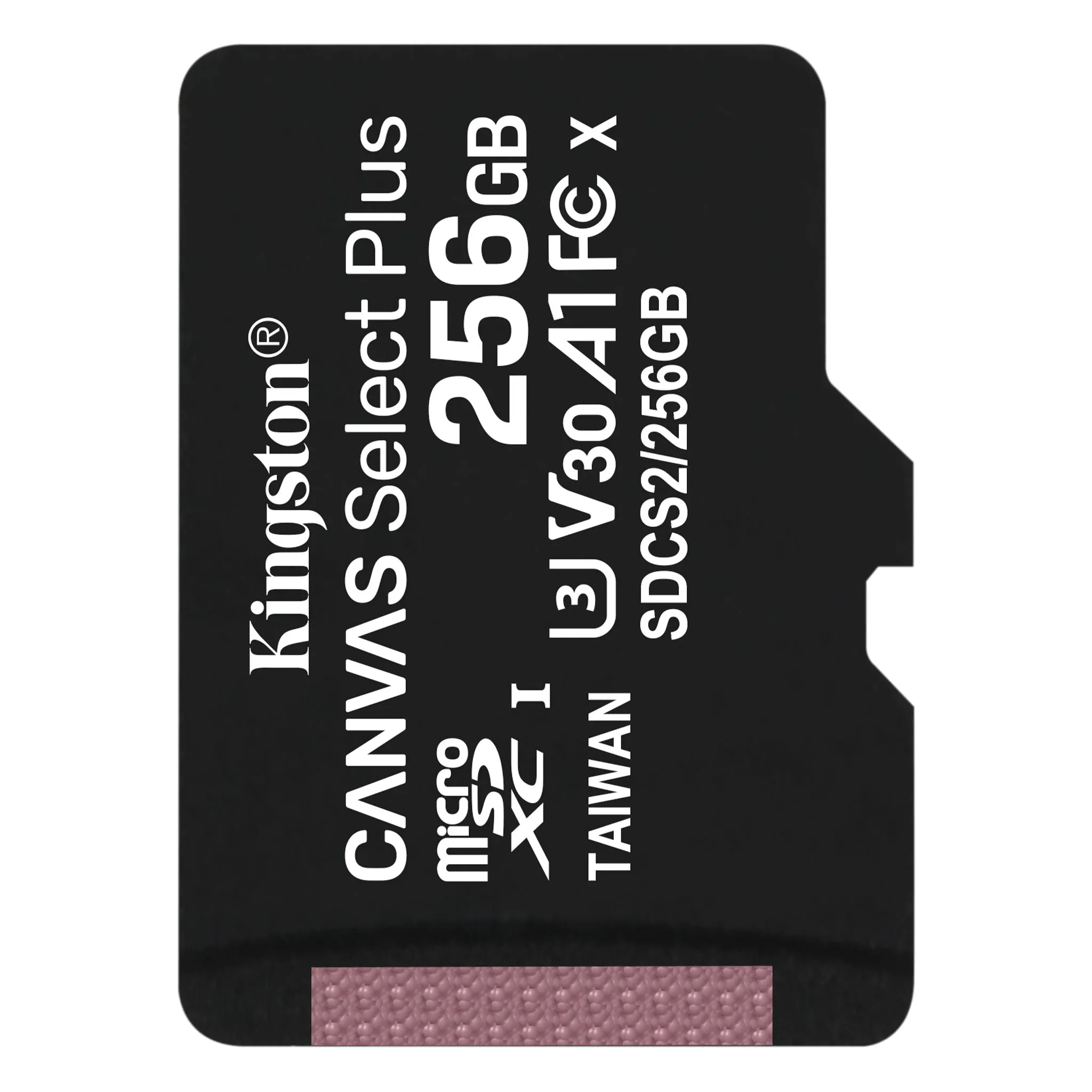 Scheda di memoria microSDXC Kingston Canvas Select Plus Android A1, 256Gb, Classe 10 / UHS-1 U3 SDCS2/256GBSP
