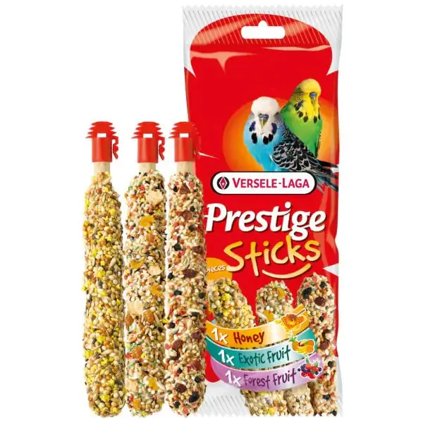 Versele Laga Prestige Sticks Cocorite Multipack 3 pezzi - Mangime per uccelli