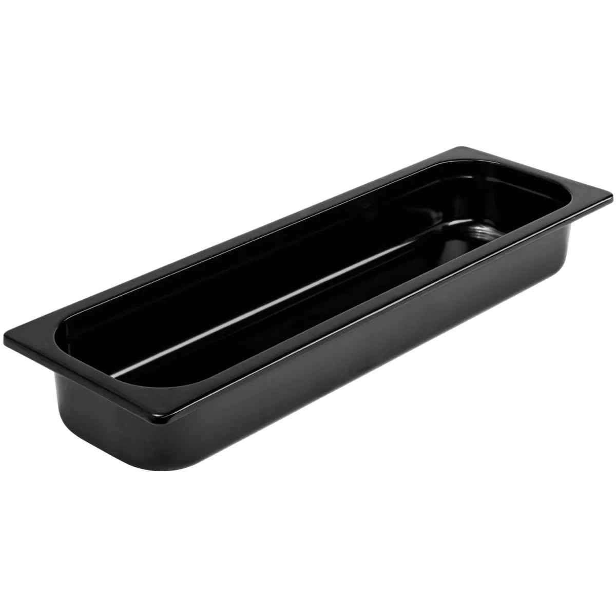 VEGA Contenitore gastronorm 2/4; GN 2/4, 53x16.2x6.5 cm (LxLxP); nero