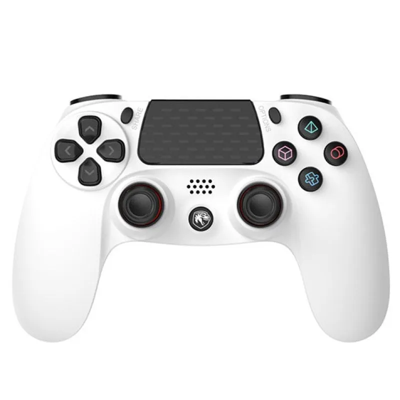 Controller wireless Indeca Raptor bianco per PS4