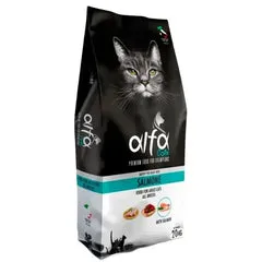Alfa Premium Cat Adult Skin Care Salmone 20 kg - Croccantini per gatti