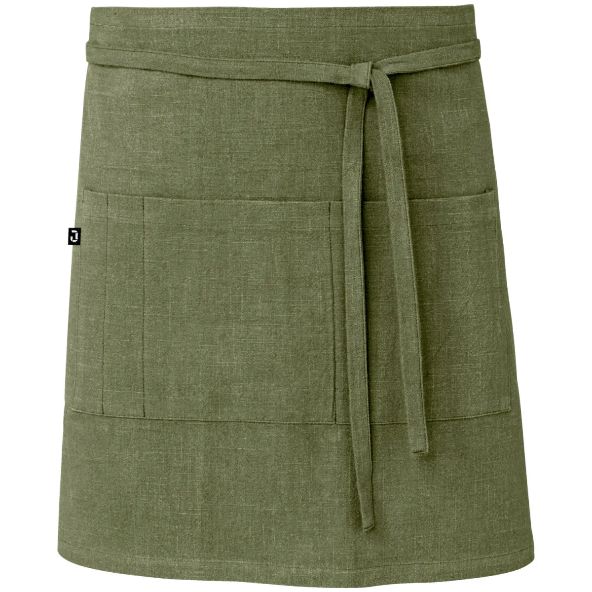 JOBELINE Grembiule da cameriere Ramie 60x80 cm (LxL); 60x80 cm (LxL); verde oliva