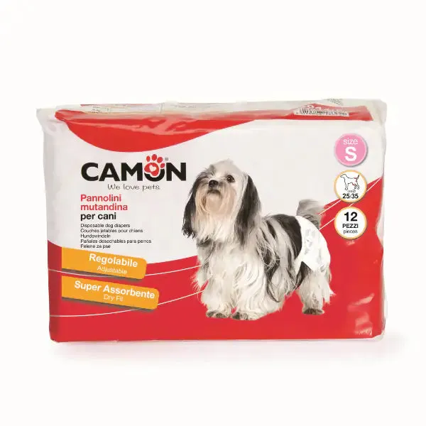 Pannolini Mutandina 12 pezzi Camon Misura 25-35 cm