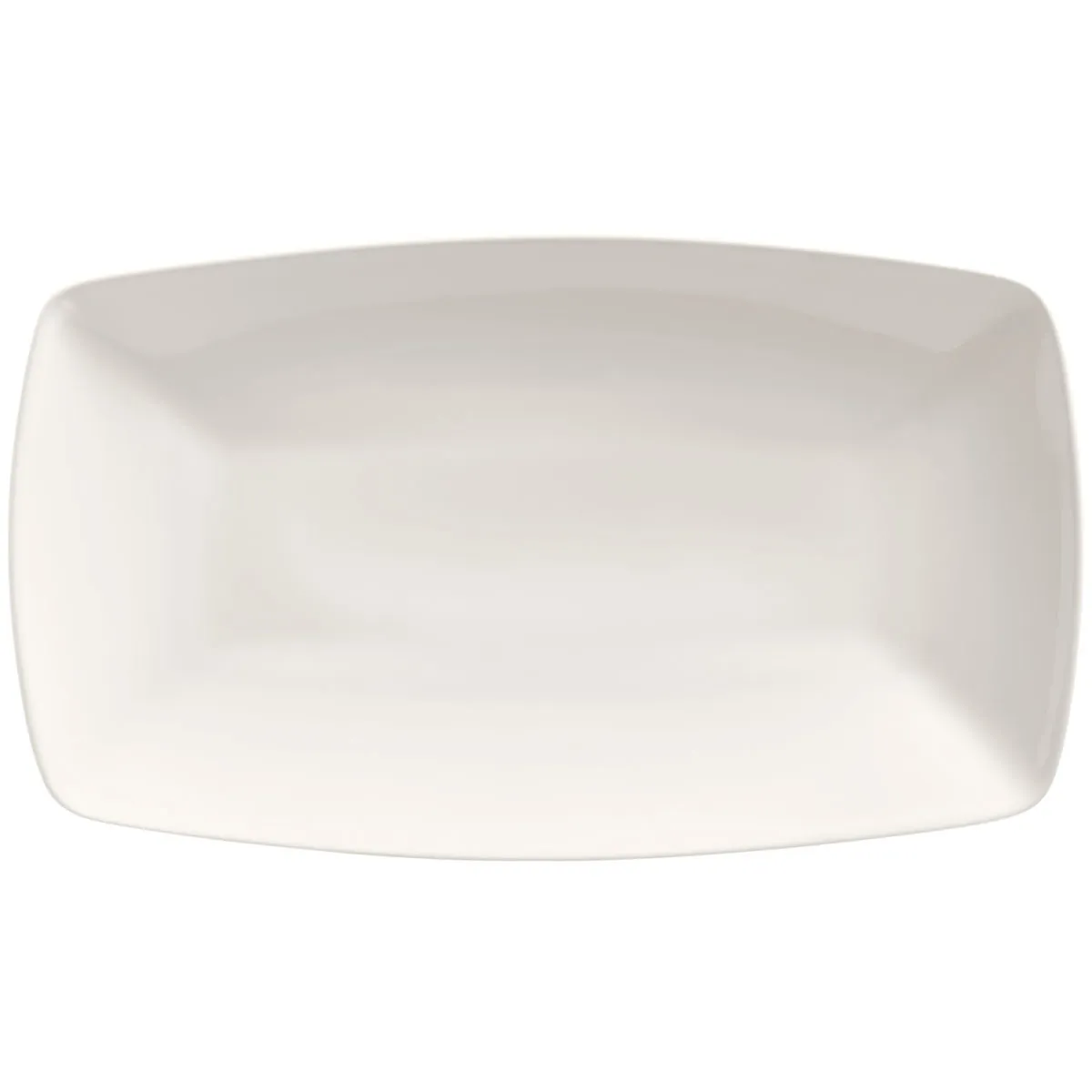12x VEGA Piatto da portata Quadrati rettangolare; 35x20.5x3.4 cm (LxLxH); bianco crema; rettangolare; 12 pz. / Pacco