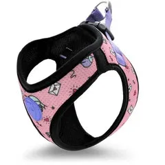 Pettorina Body Mash traspirante per cani in raso Intense Sweet Tweet Morso Taglia L 50-56 cm