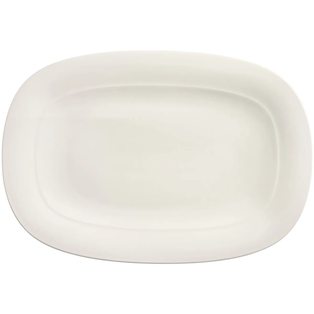 12x VEGA Piatto Premiora; 38.5x26.5x3 cm (LxLxH); bianco crema; ovale; 12 pz. / Pacco