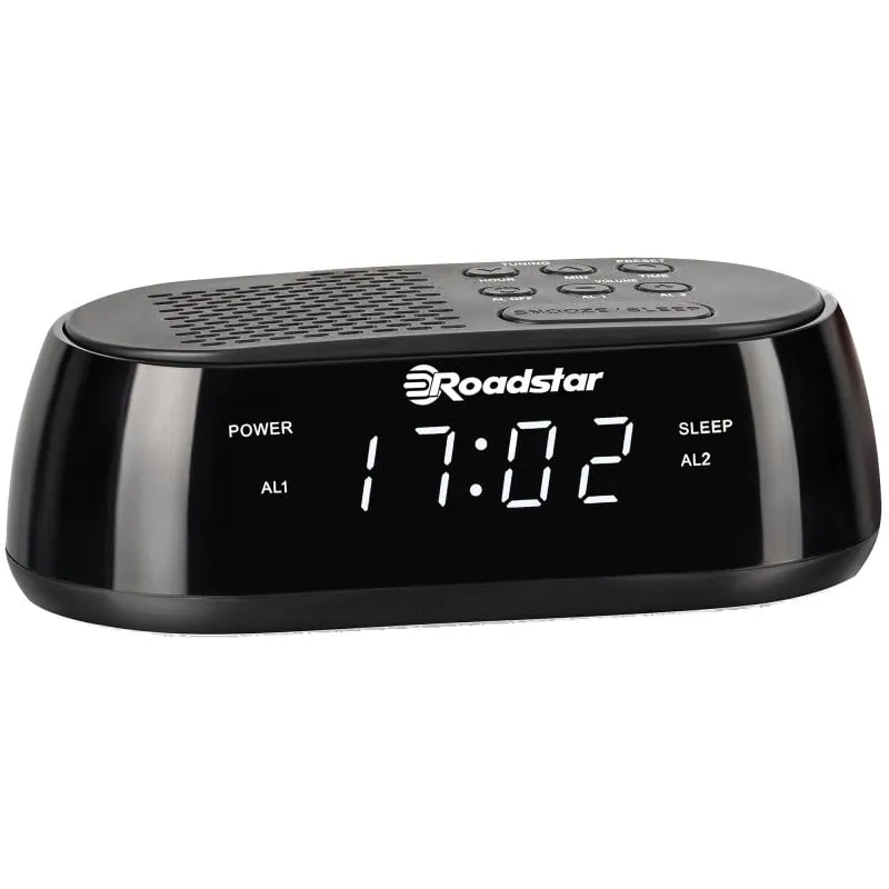 Roadstar CLR-2477 Radiosveglia digitale FM/USB Nera