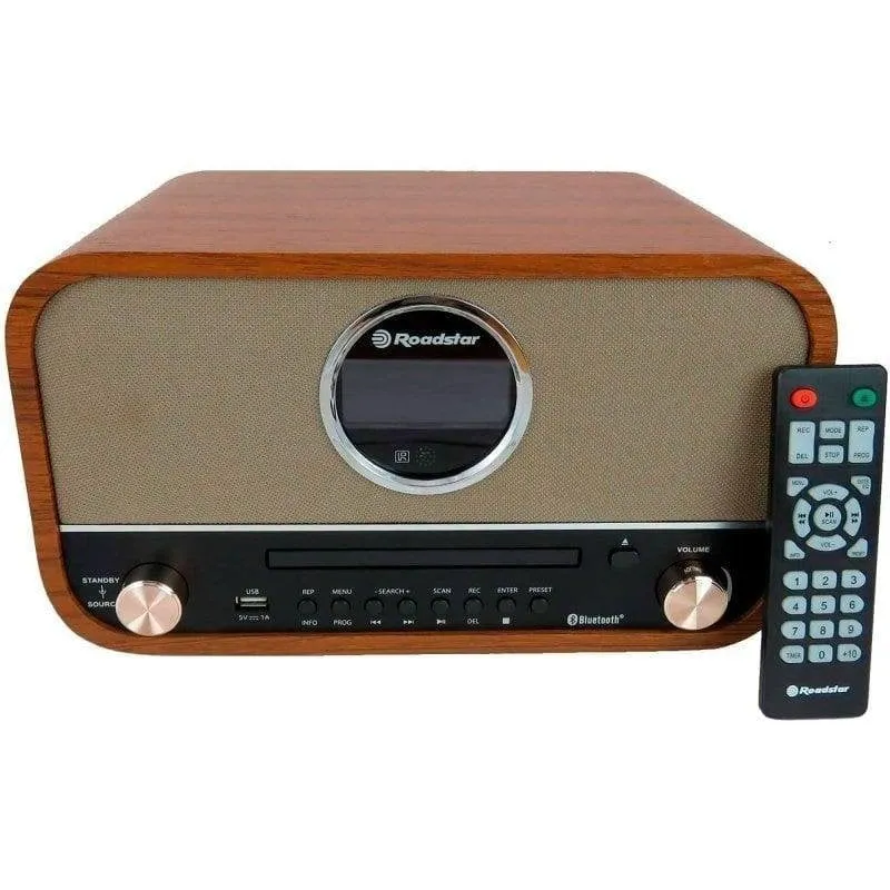Microcatena Roadstar HRA-1782NBT 30W RMS Bluetooth USB CD Radio FM Telecomando
