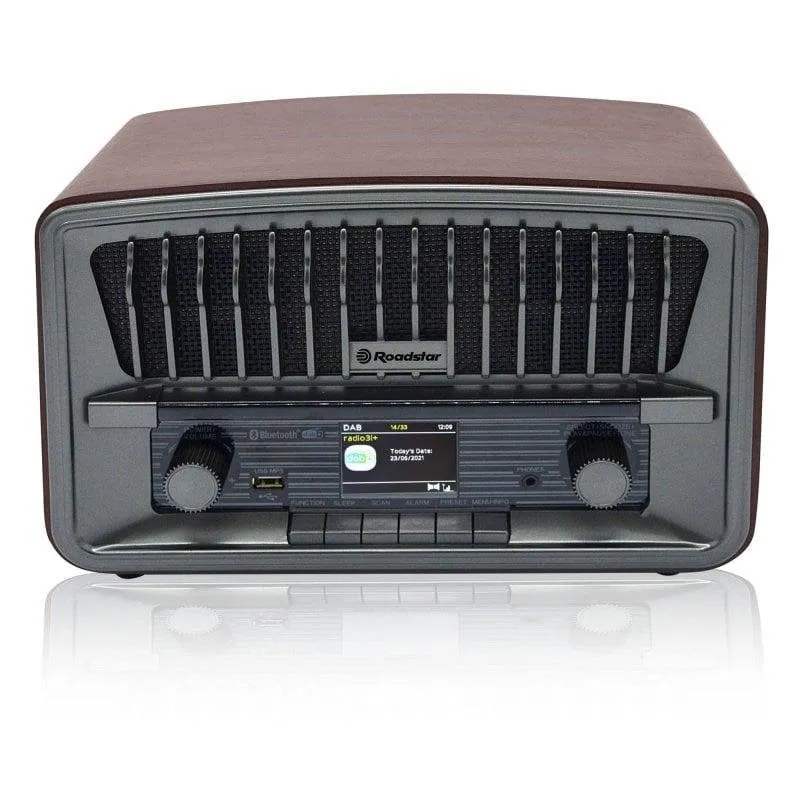 Microcatena Roadstar HRA-270D+BT 4W RMS Bluetooth USB AUX Vintage
