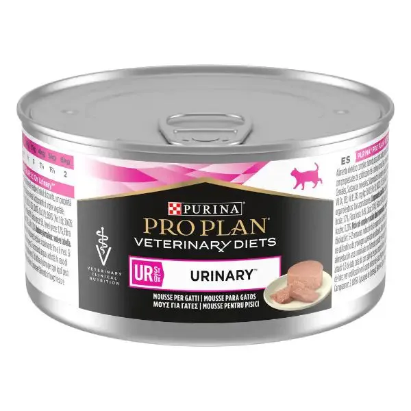 Purina Veterinary Diets UR Mousse 195 gr Tacchino - Dieta veterinaria per gatti