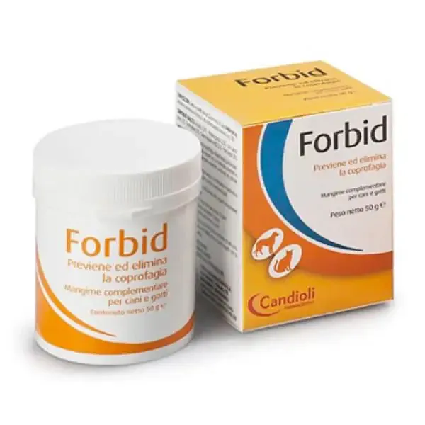 Candioli Pharma Forbid anti-coprofagia Polvere per cani e gatti 50 gr - Integratori per cani
