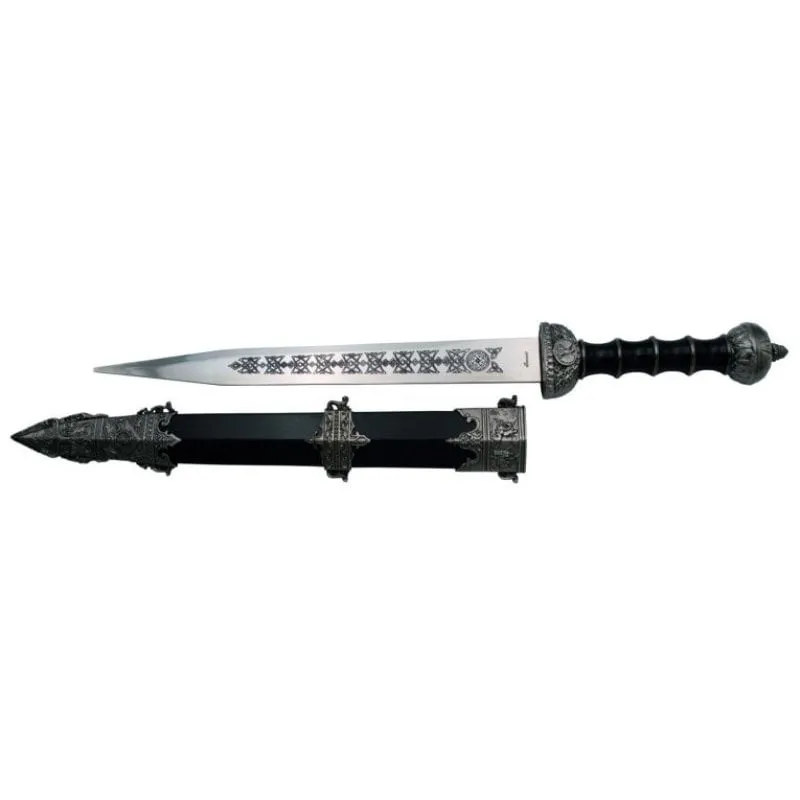 Pugnale Gladius nero replica Amont 46,5 cm