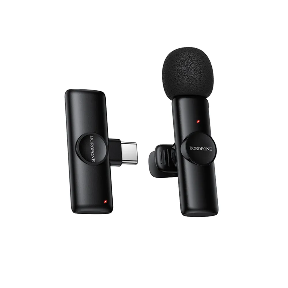 Lavalier Borofone BFK16 Winner, USB-C, Nero