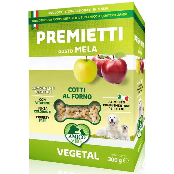 Amico Veg snack vegetali Premietti 300 gr Mela
