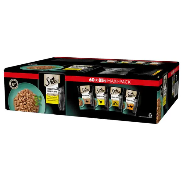 Sheba Delicatezze in salsa Selezione Delicata Multipack 60x85 gr Selezione Delicata