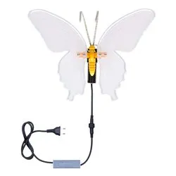 Farfalla con movimento ali luce fissa (30x43x32cm) (1pz) 244 luci - SMD LED Bianco caldo IP44 82991