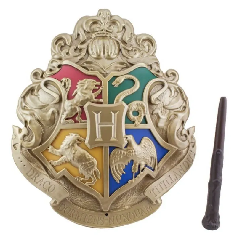 Lampada e bacchetta magica con stemma di Hogwarts di Harry Potter Paladone