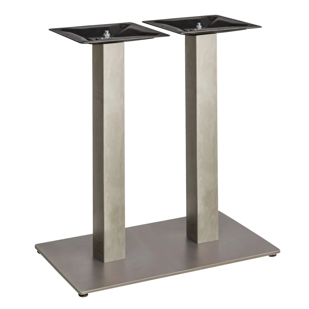 VEGA Base tavolo alta Industrio per tavoli rettangolari; 70x40x72 cm (LxLxH); grigio vintage; rettangolare
