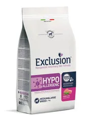 Exclusion Diet Hypoallergenic Medium/Large Breed Maiale e Piselli 12 kg - Dieta veterinaria per cani
