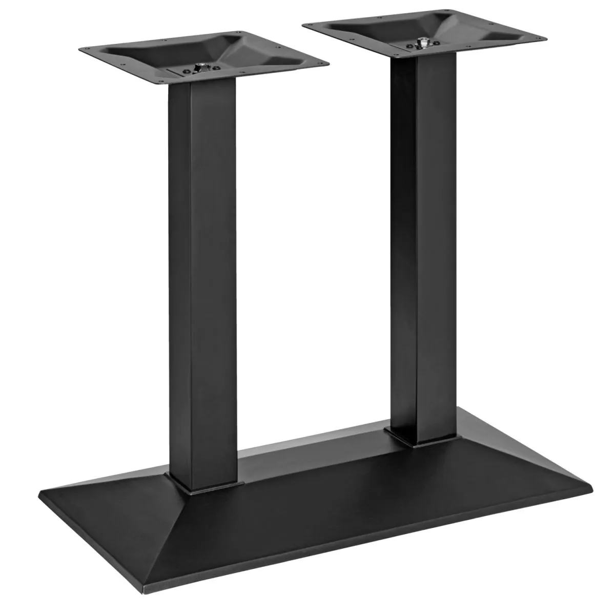 VEGA Base Quadro per tavolo rettangolare; 80x40x72 cm (LxLxH); nero; rettangolare