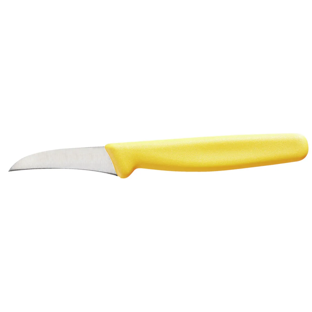 6x PULSIVA Spelucchino curvo Marcata; lunghezza lama 6 cm, 16 cm (L); giallo; 6 pz. / Pacco