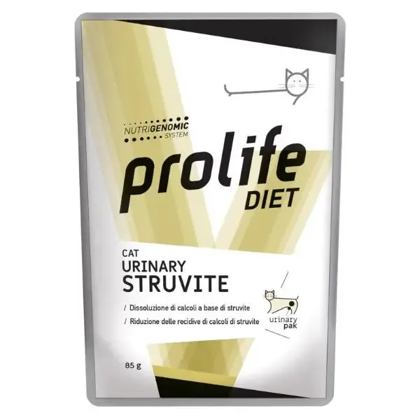 Prolife Veterinary Formula Urinary Struvite Umido 85 gr - confezione da 12 pezzi - Dieta veterinaria per gatti