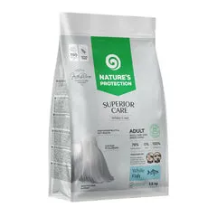 Nature’s Protection Superior Care Adult Small e Mini White Dogs Grain Free al Pesce Bianco 10 kg - Croccantini per cani