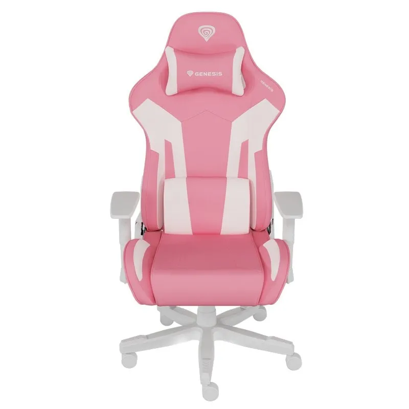 Sedia da gaming Genesis Nitro 710 rosa/bianco
