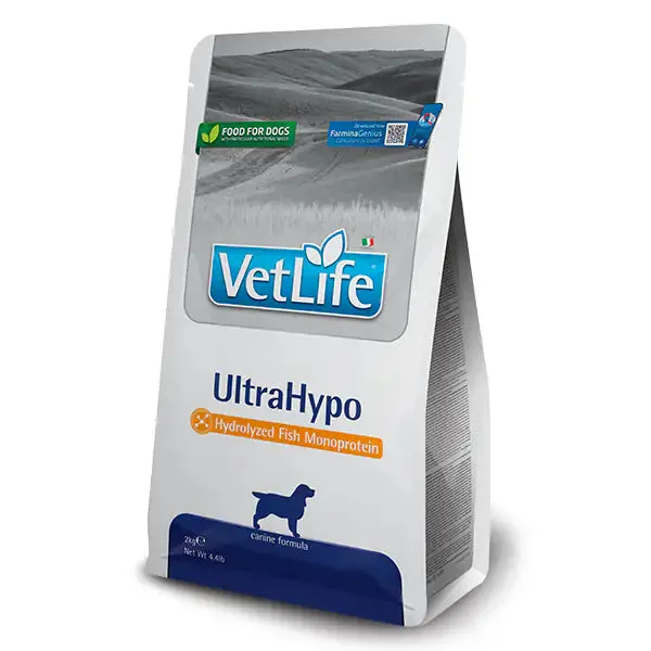 Farmina Vet Life Canine Ultrahypo 2 kg - Crocchette monoproteiche cane