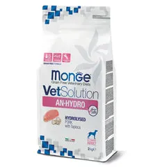 Monge VetSolution Canine An-Hydro Grain Free Adult Maiale 9 kg - Dieta veterinaria per cani
