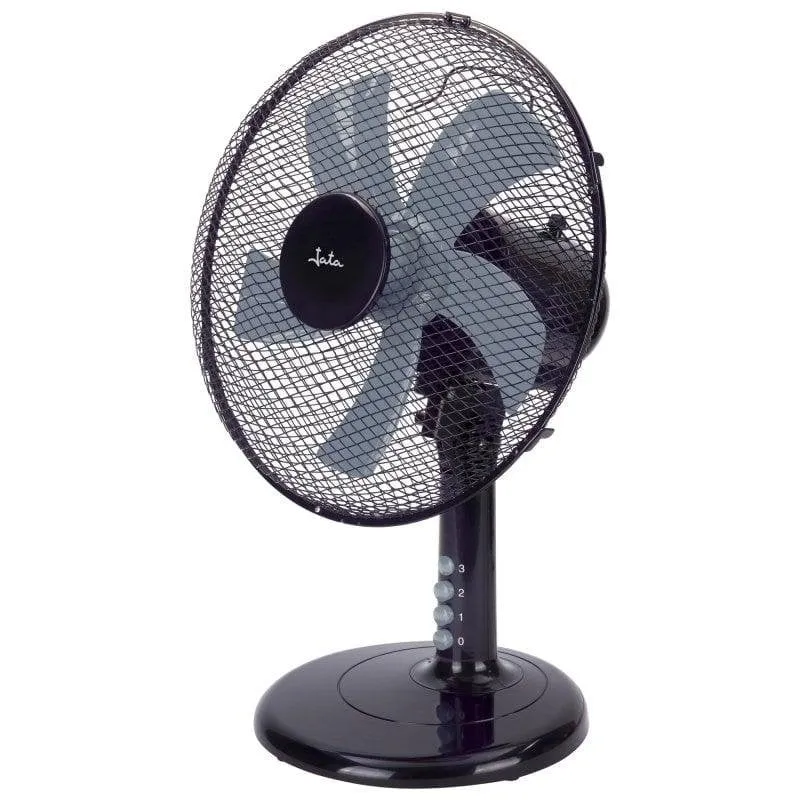 Ventilatore da Tavolo Jata JVVM3124 45W 34cm 3 Velocità Oscillante Testa Inclinabile
