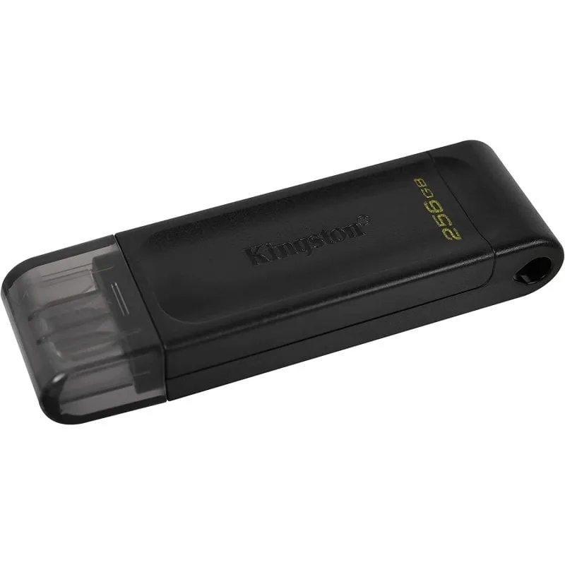 Kingston Technology 70 unità flash USB 256 GB USB tipo-C 3.2 Gen 1 (3.1 Gen 1) Nero