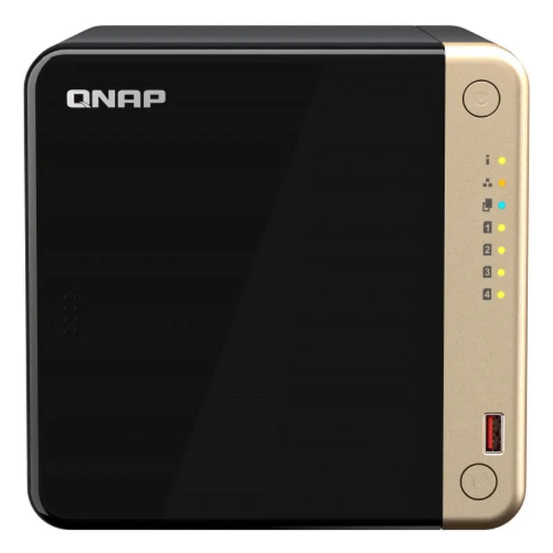 QNAP TS-464 NAS Tower Collegamento ethernet LAN Nero N5095