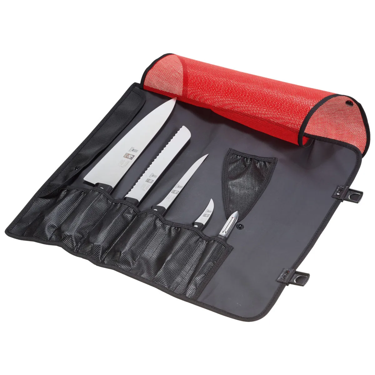 PULSIVA Set coltelli da cucina professionali POM pacco da 2; nero