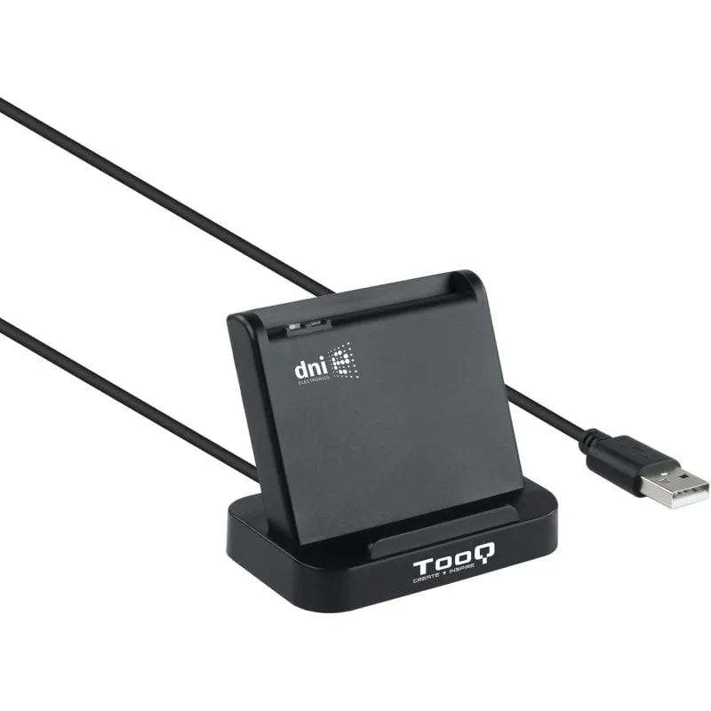 Lettore DNIe USB 2.0 TooQ TQR-220B nero