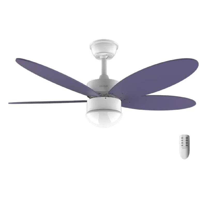 Ventilatore Cecotec EnergySilence Aero 4260 Purple 40W LED 42" 5 Pale Reversibili Telecomando