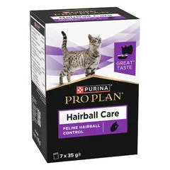 Purina Pro Plan Hairball Care Feline Control Boli di pelo Liquido per gatti 7x35 gr - Integratori per gatti