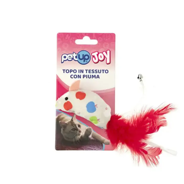 Gioco per gatti Topolino PetUp Joy 1 pezzo da 8 cm in tessuto - Giochi per gatti