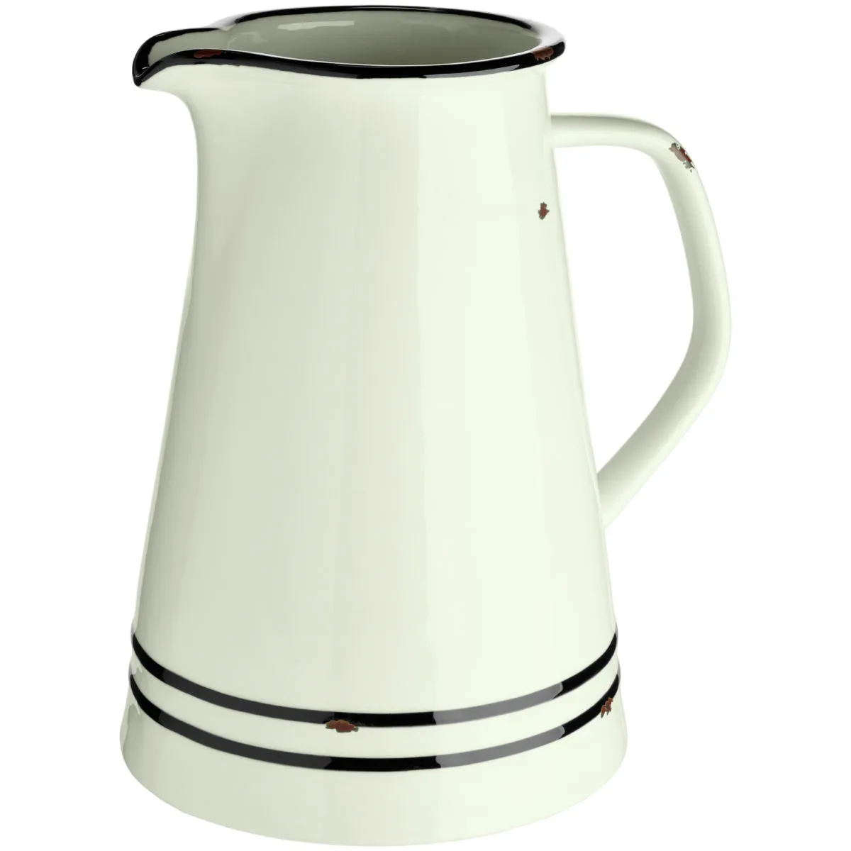 VEGA Caraffa Liron; 1800 ml, 15x21 cm (ØxH); bianco crema/nero